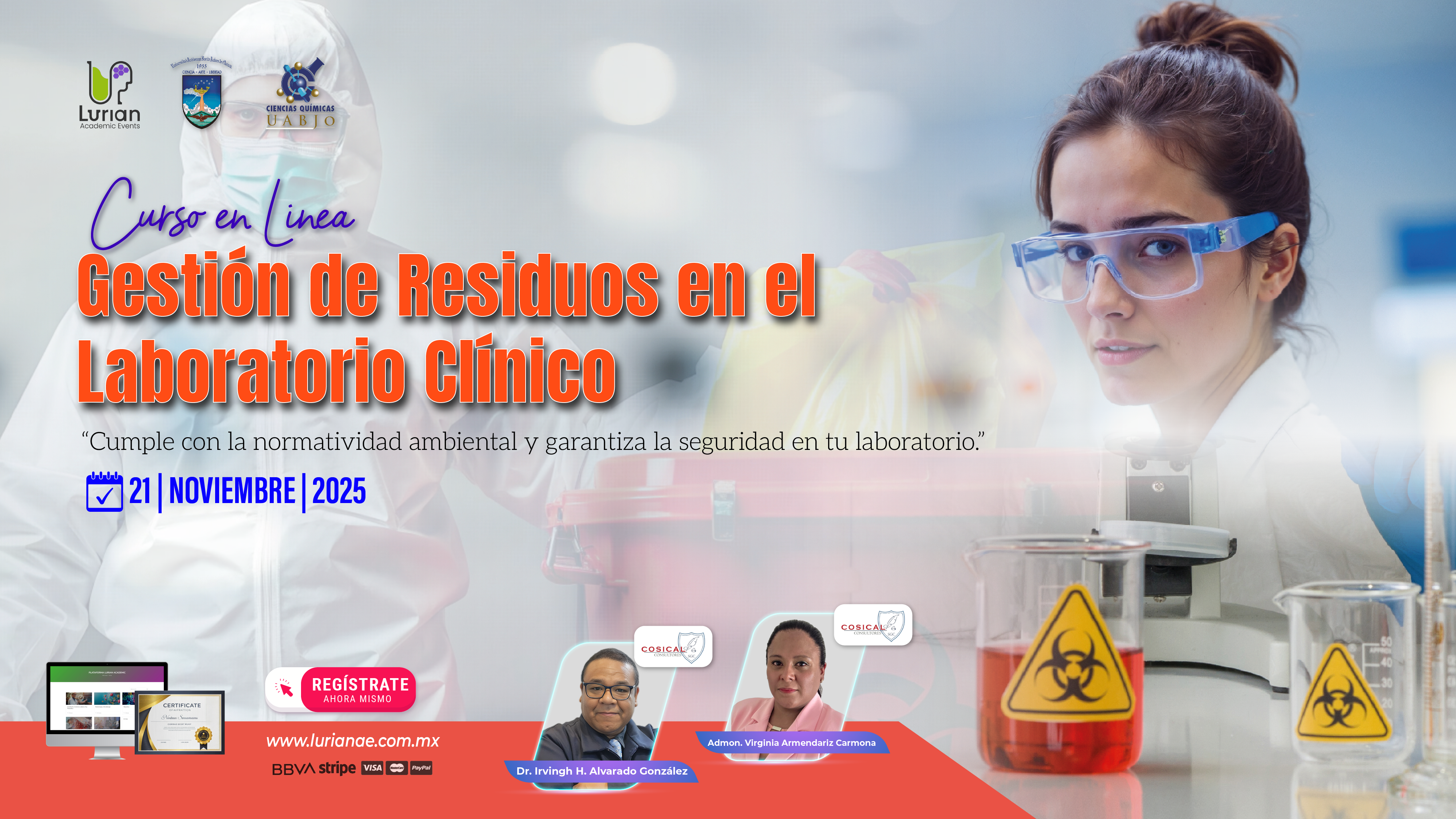 Curso en Línea Gestión de Residuos en el Laboratorio Clínico