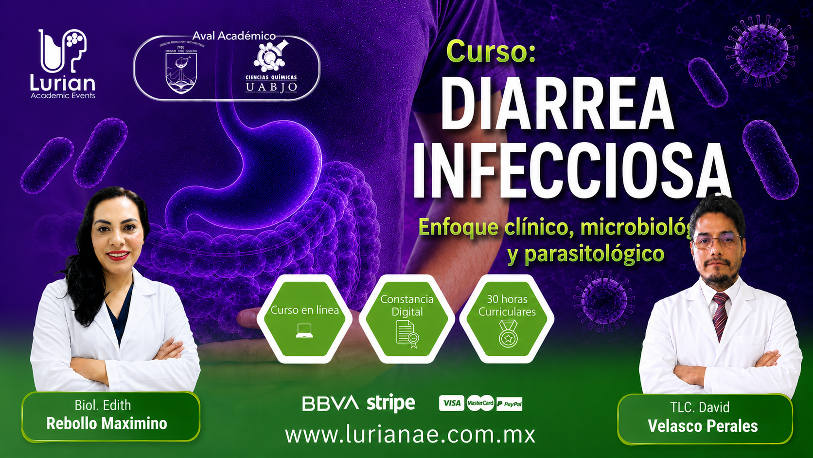 Curso: Diarrea infecciosa: enfoque clínico, microbiológico y parasitológico