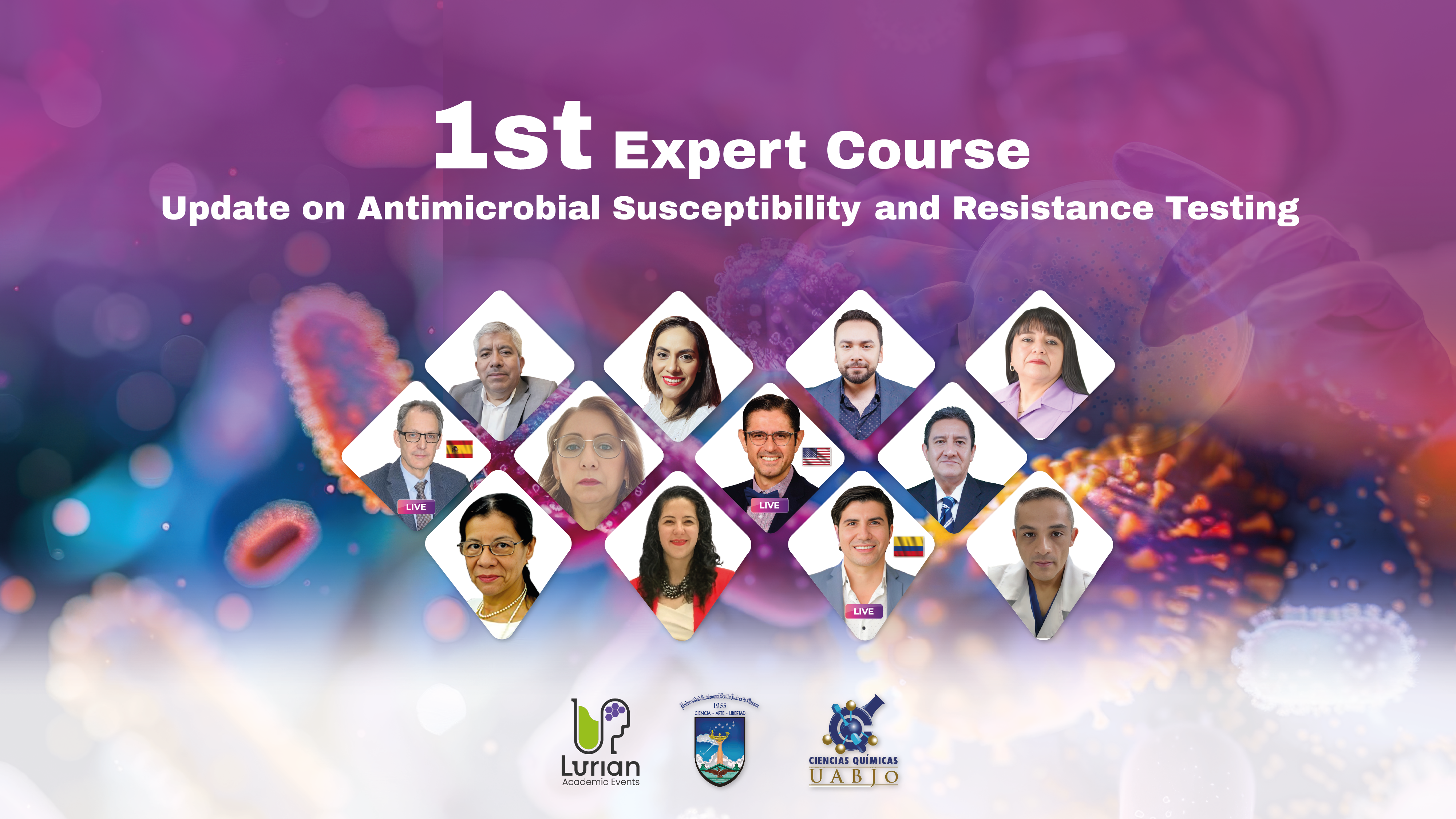 1st Expert Course: Update on Antimicrobial Susceptibility and Resistance Testing