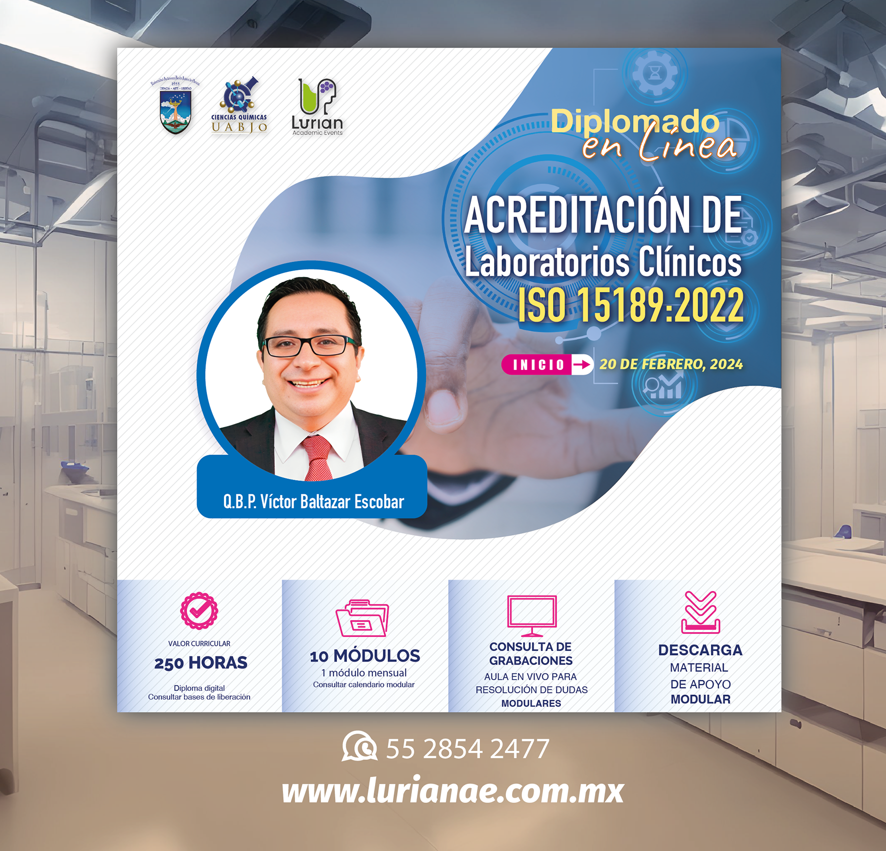 Diplomado en Línea | Acreditación de Laboratorios Clínicos